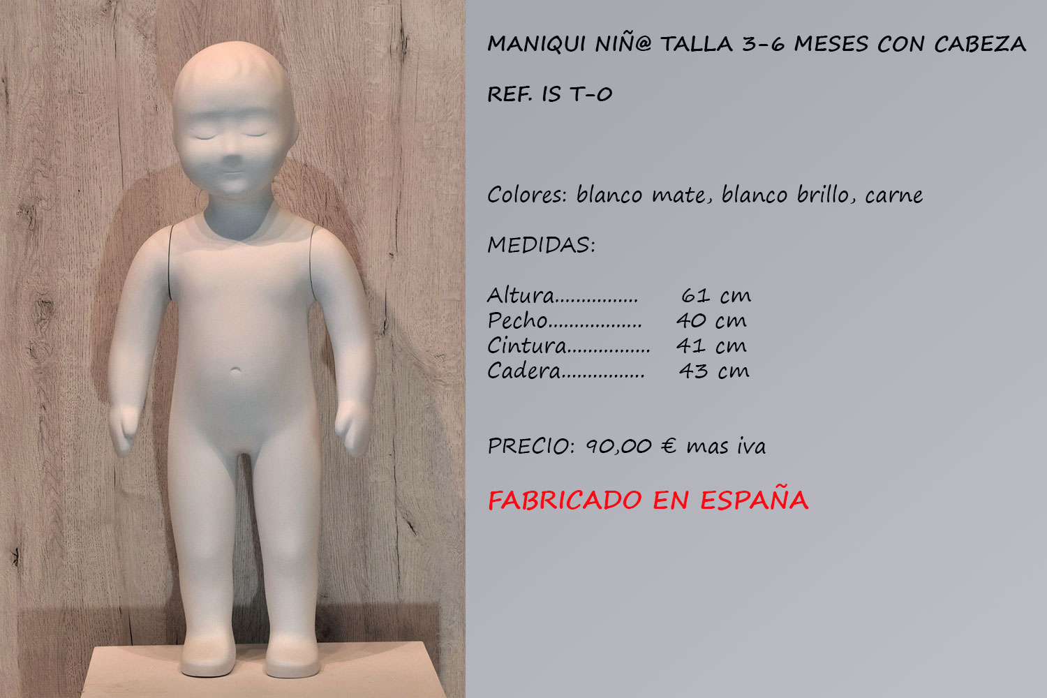 MANIQUIES NIÑO REF. IM