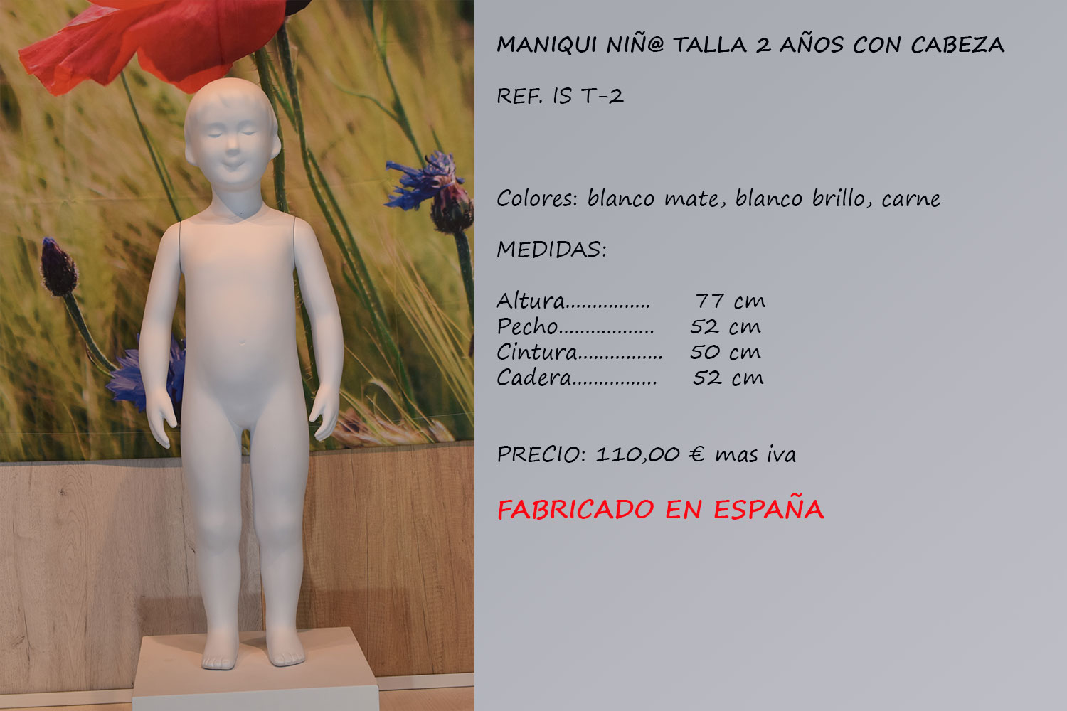 MANIQUIES NIÑO REF. IS