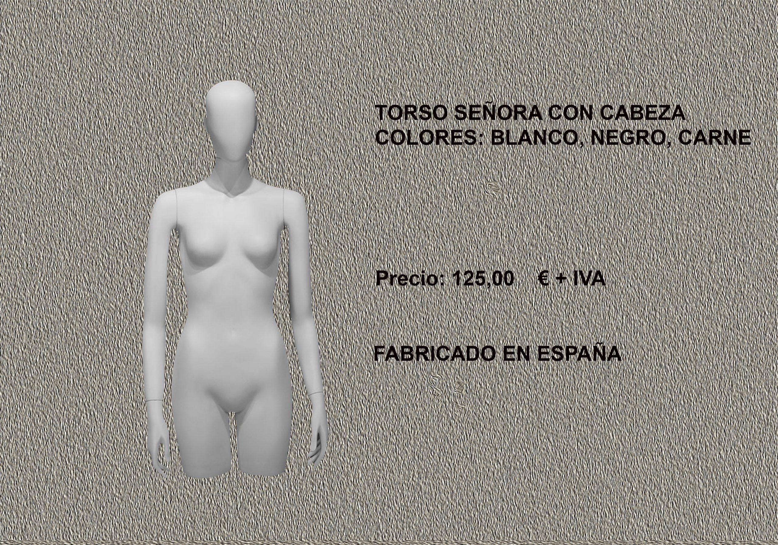 TORSOS SEÑORA CON BRAZOS