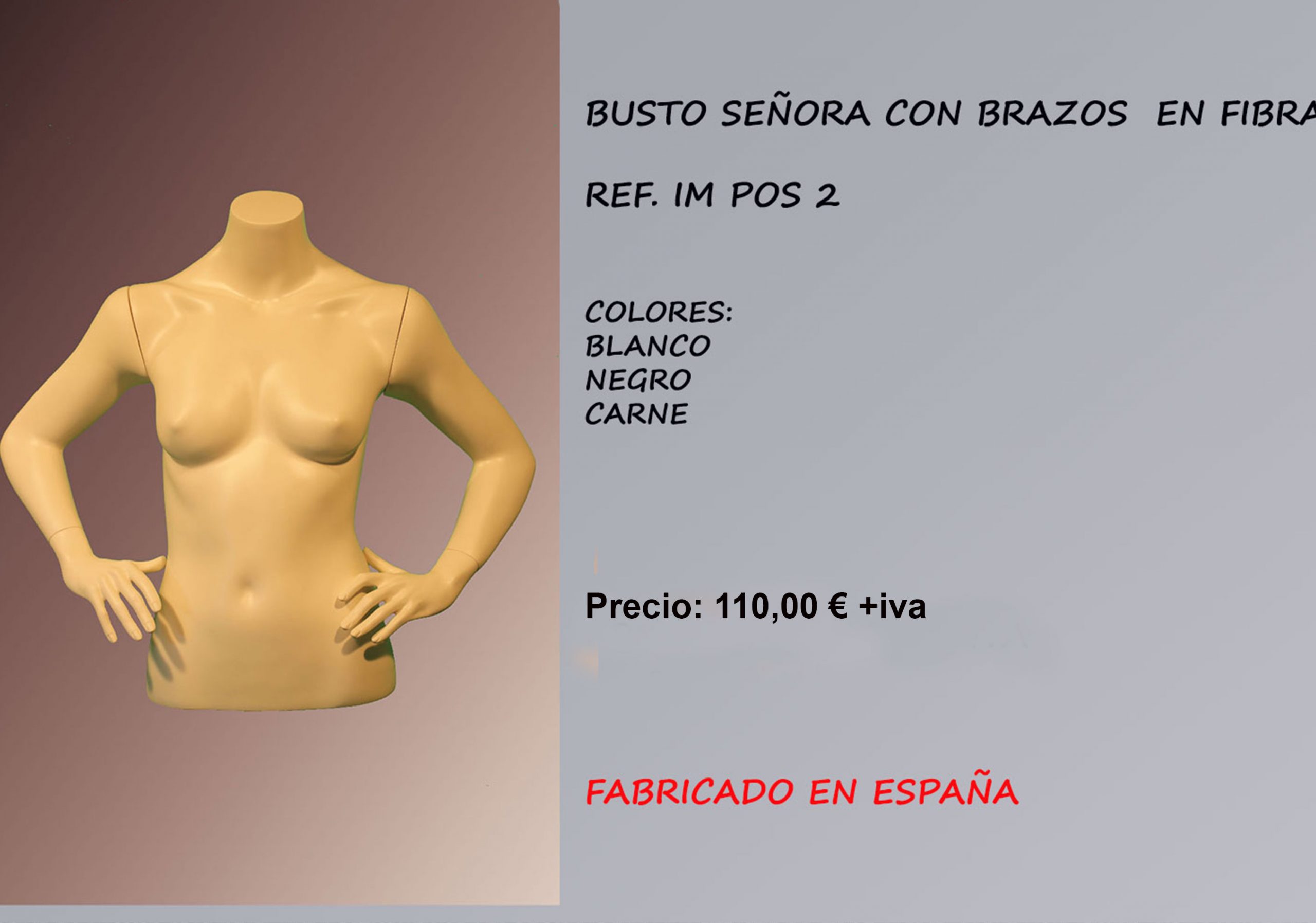 TORSOS SEÑORA CON BRAZOS