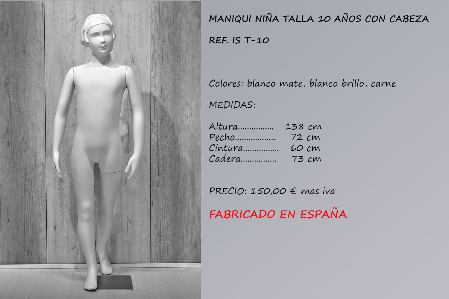 MANIQUIES NIÑO REF. IS