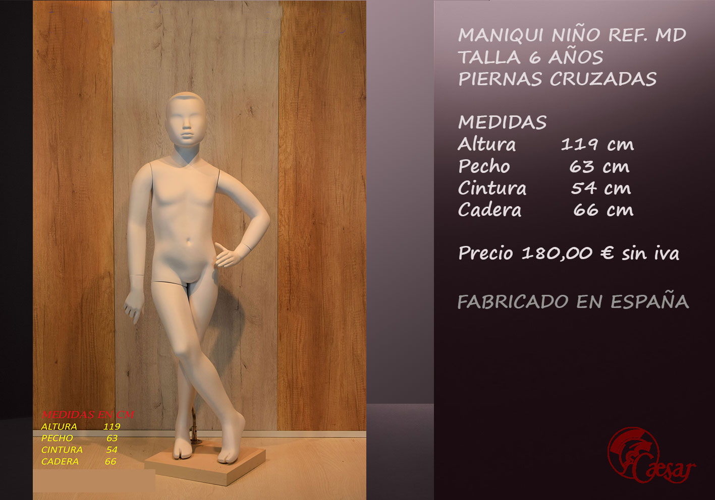 MANIQUIES NIÑO REF. MD