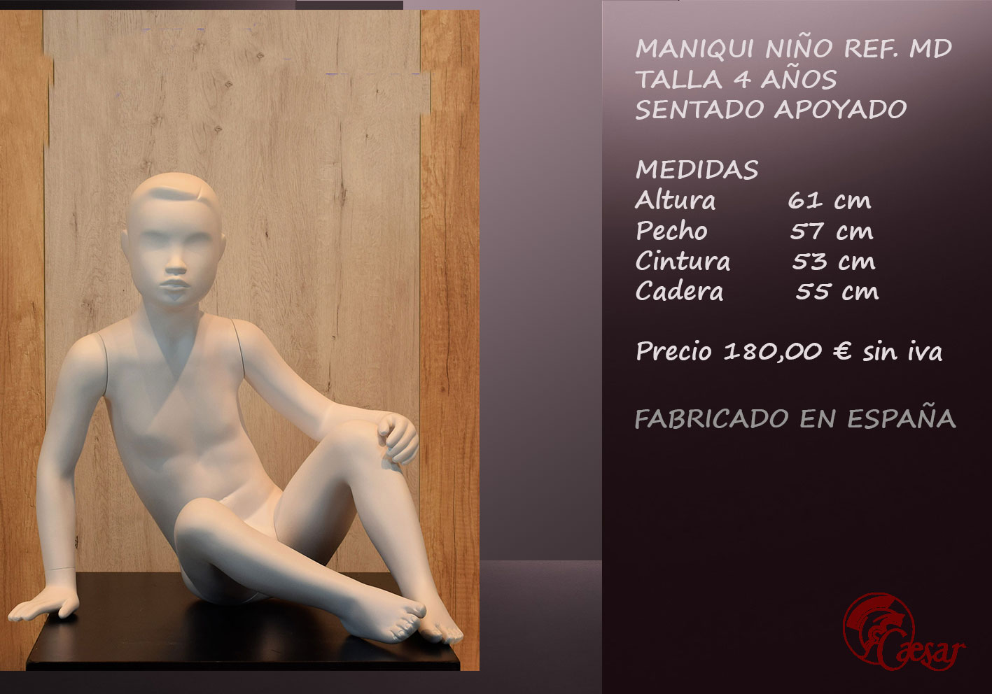 MANIQUIES NIÑO REF. MD