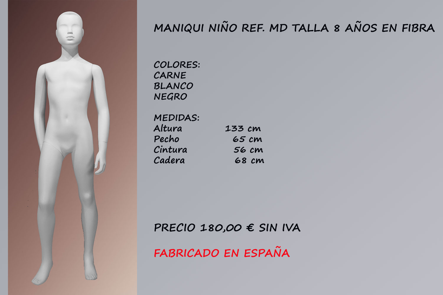MANIQUIES NIÑO REF. MD