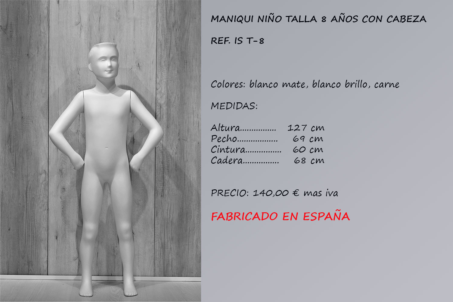 MANIQUIES NIÑO REF. IM