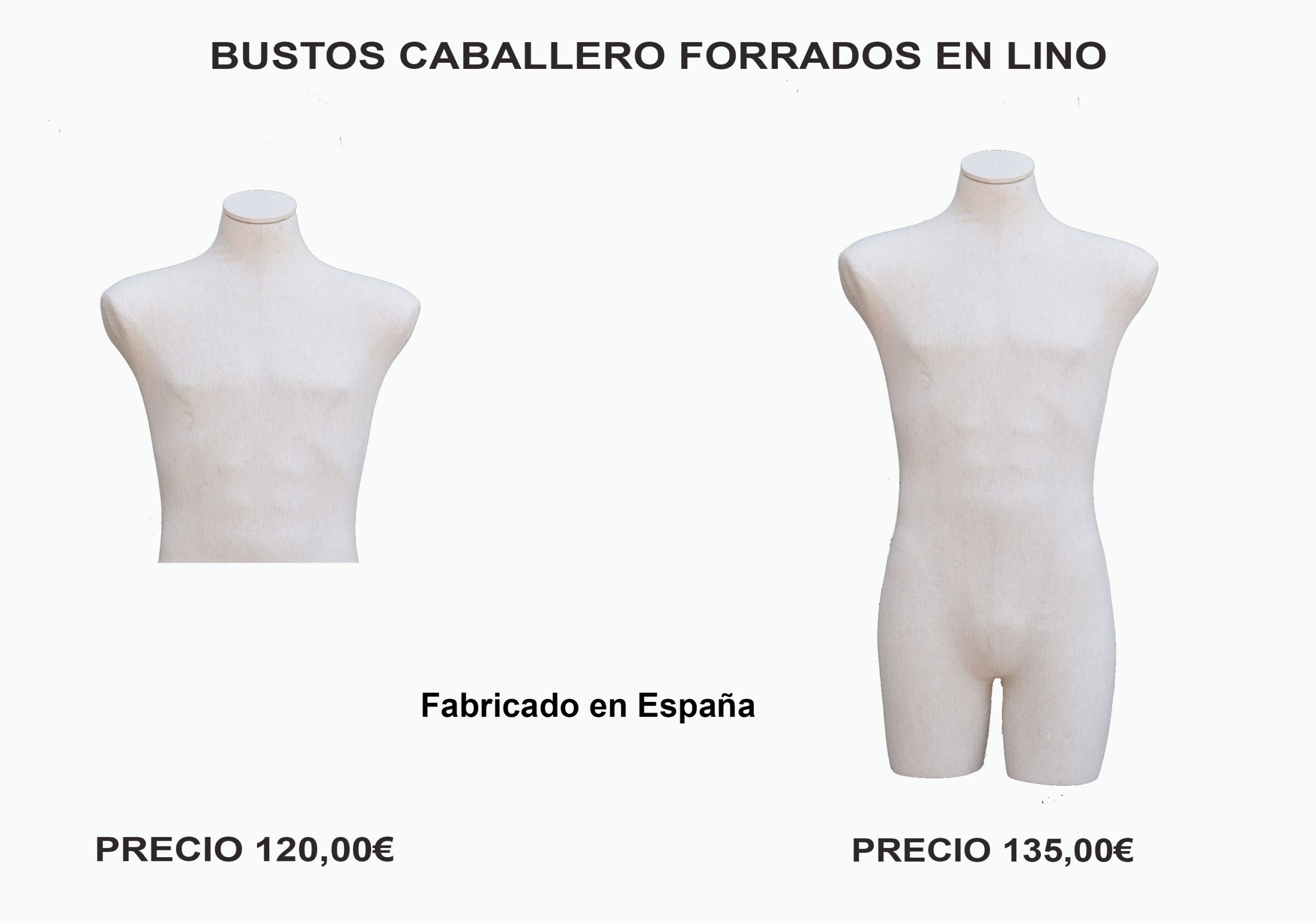 TORSOS Y BUSTOS FORRADOS