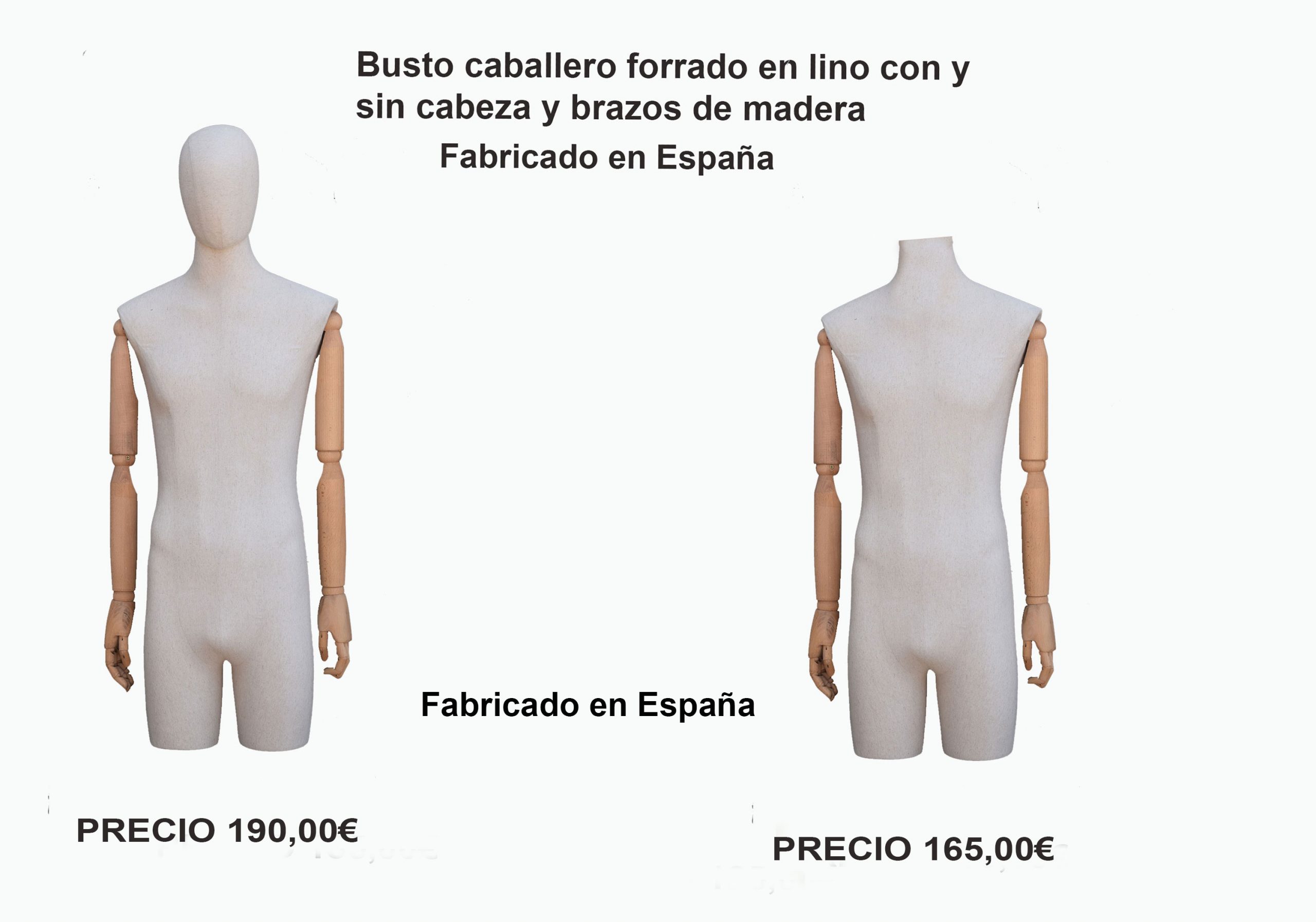 TORSOS Y BUSTOS FORRADOS