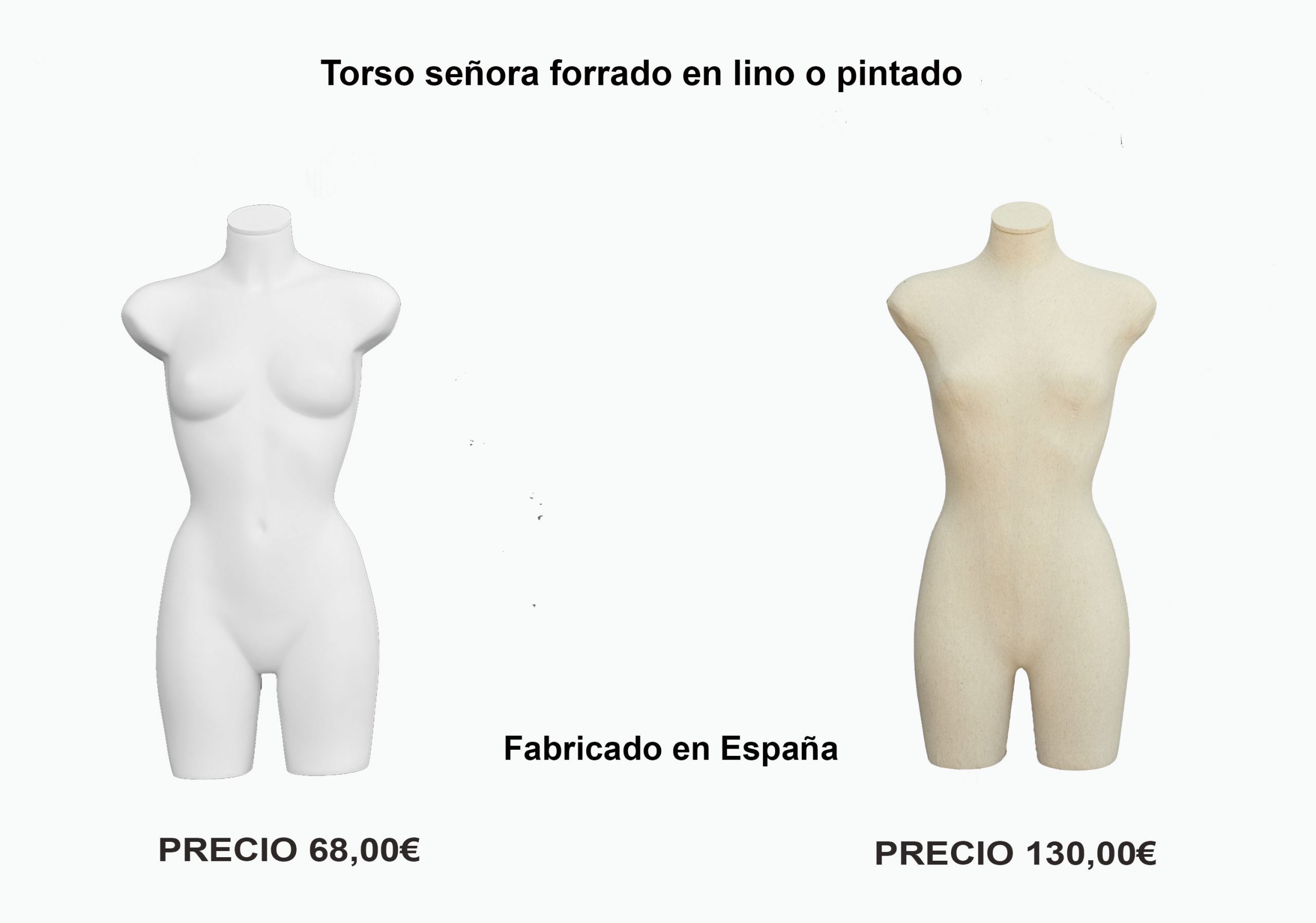 TORSOS Y BUSTOS FORRADOS