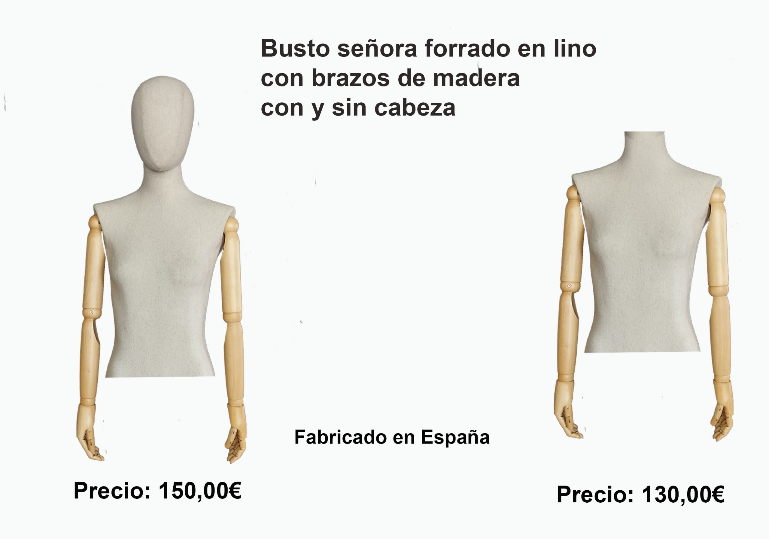 TORSOS Y BUSTOS FORRADOS